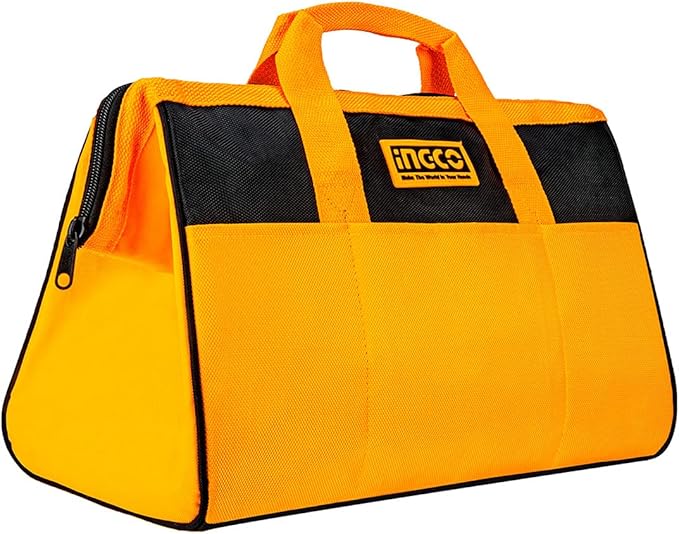 0 厘米)工具包收纳包,带宽口防水多功能工具手提袋,适用于建筑木工